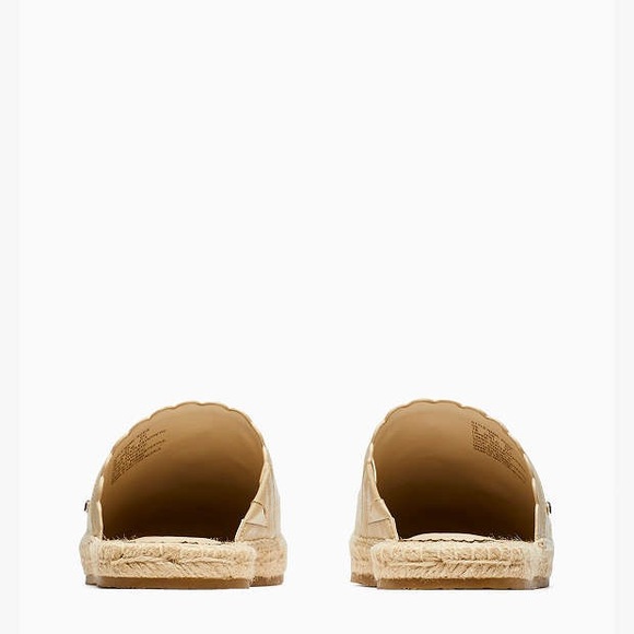 ♠️kate spade Rosie Pineapple Embroidered Canvas Flat Mules Slide NIB - Picture 7 of 8